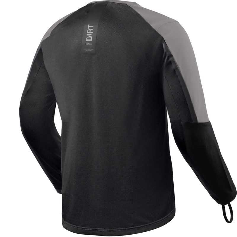 Maglia da motocross Revit Sierra 2 nera-grigia