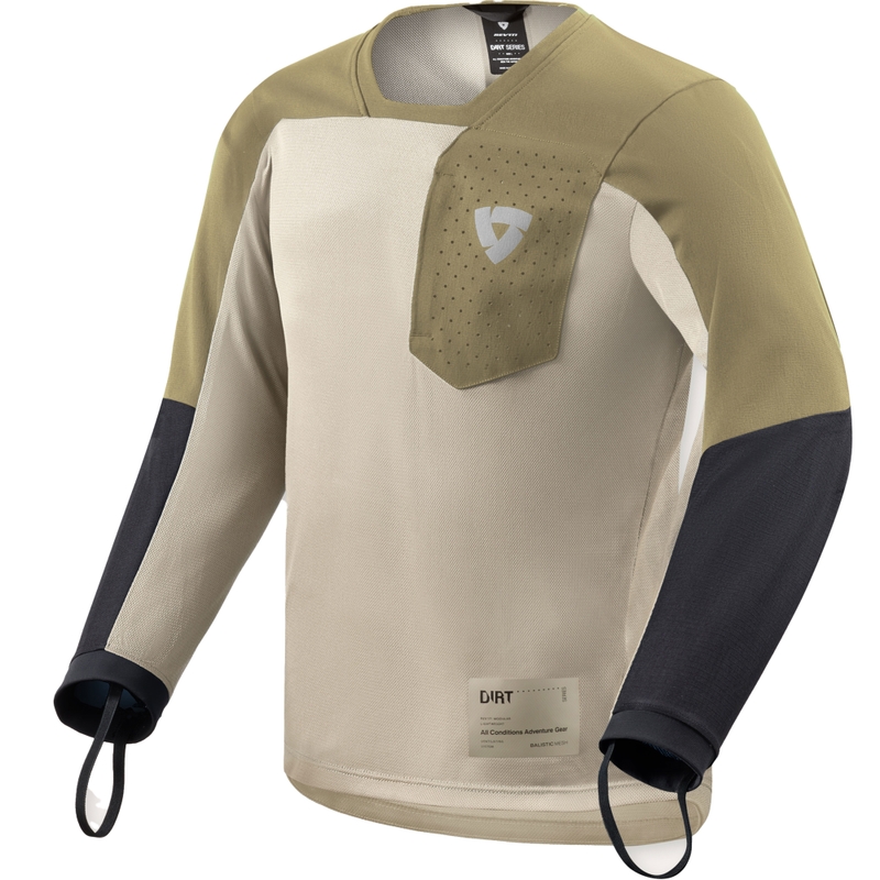 Maglia da motocross Revit Sierra 2 verde sabbia