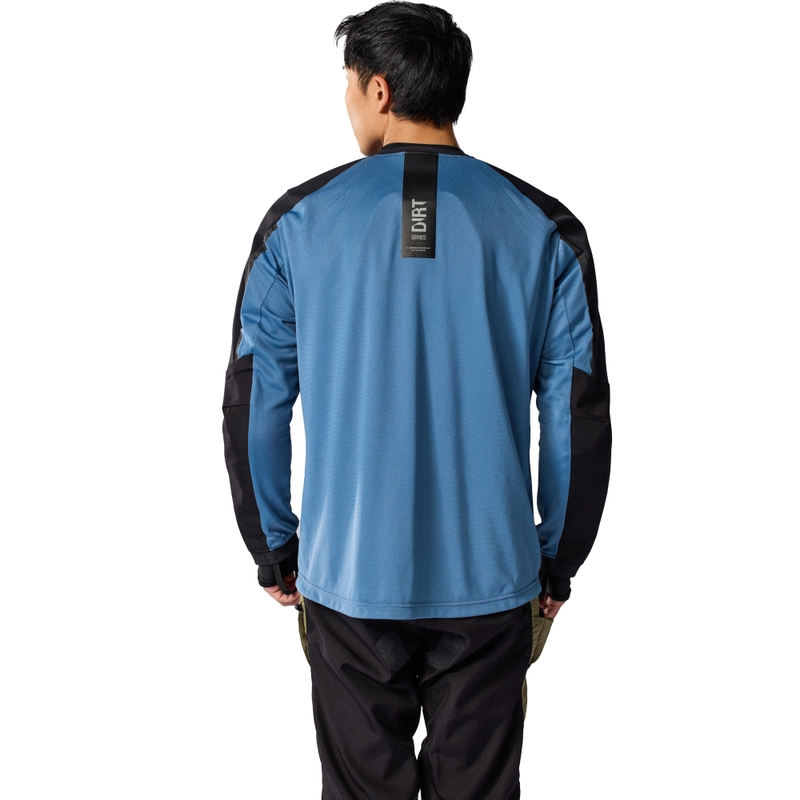 Maglia da motocross Revit Sierra 2 blu-nera