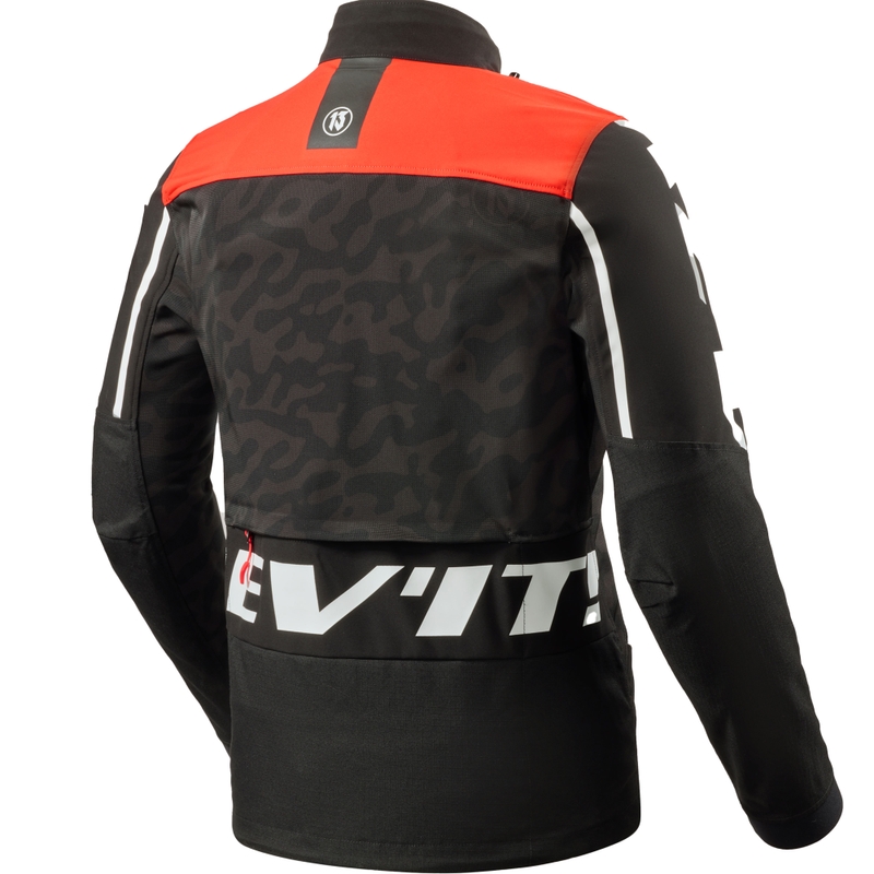 Giacca da moto Revit Africa nera-rossa