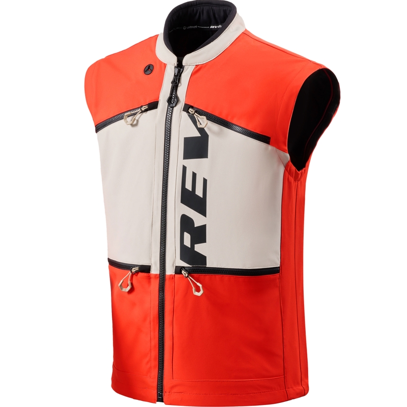 Giacca da moto Revit Morocco Sabbia-Rosso