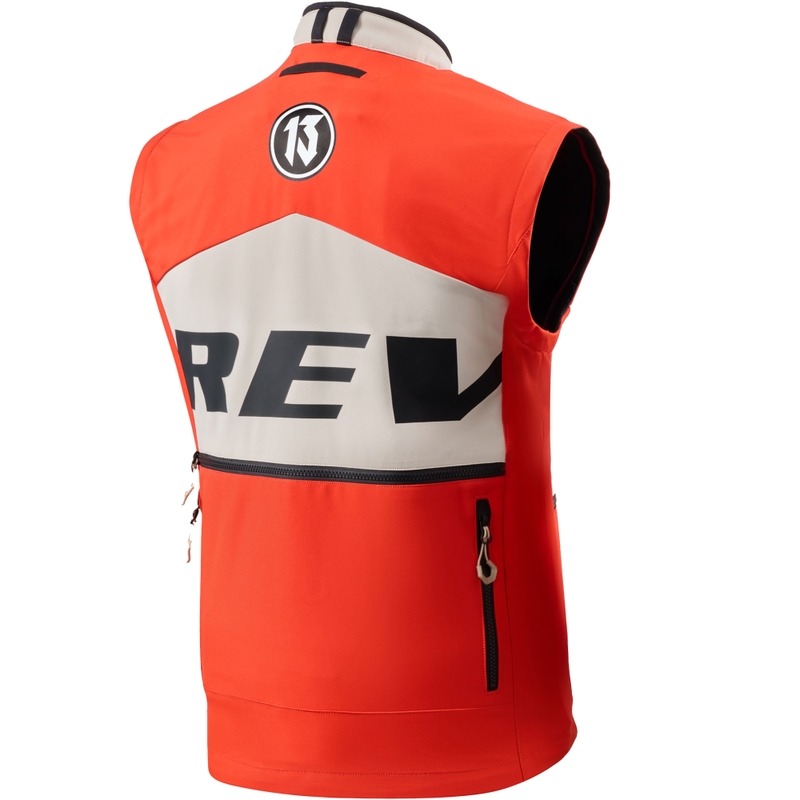Giacca da moto Revit Morocco Sabbia-Rosso