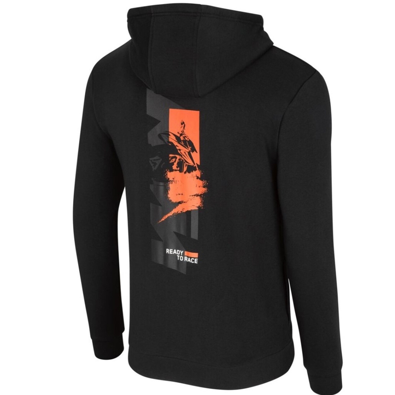 Felpa con cappuccio KTM Beast Zip nera