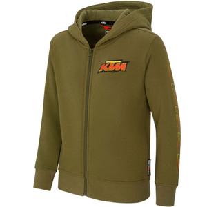 Felpa con cappuccio KTM Kids Racing color cachi