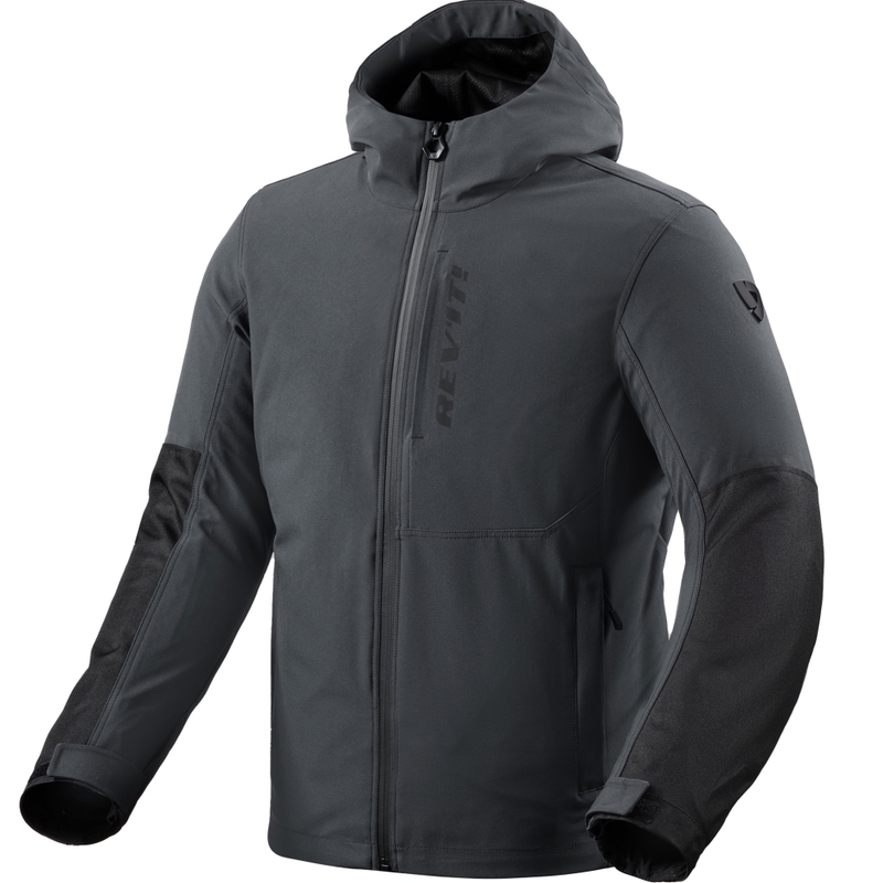 Giacca da moto Revit Traffic 2 H2O blu scuro-nero