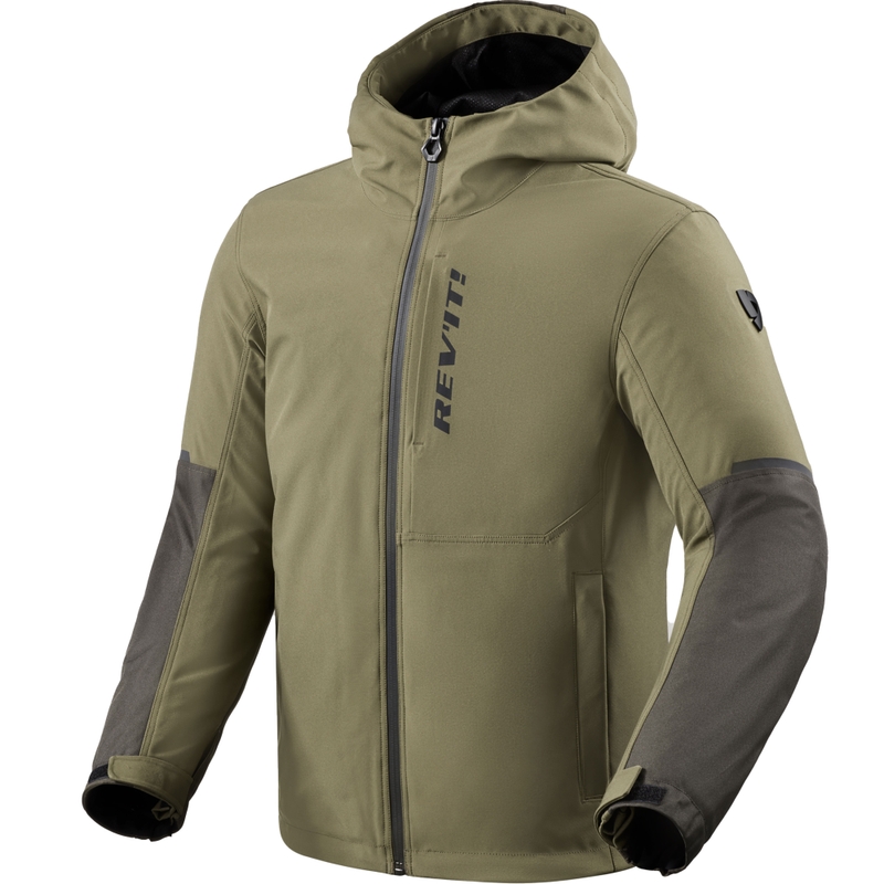 Giacca da moto Revit Traffic 2 H2O Tarmac verde
