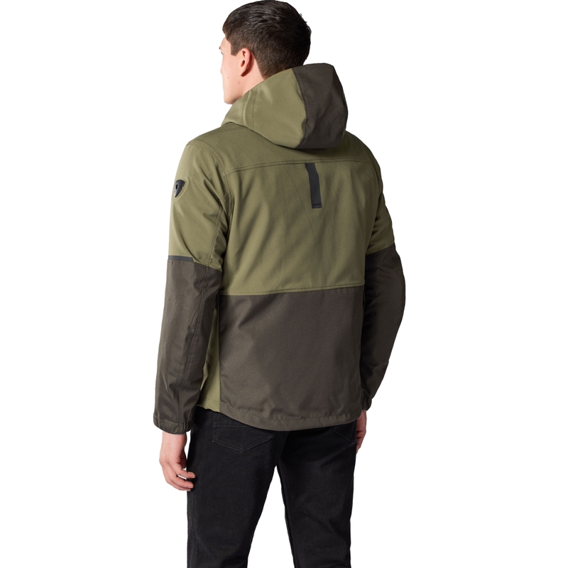 Giacca da moto Revit Traffic 2 H2O Tarmac verde