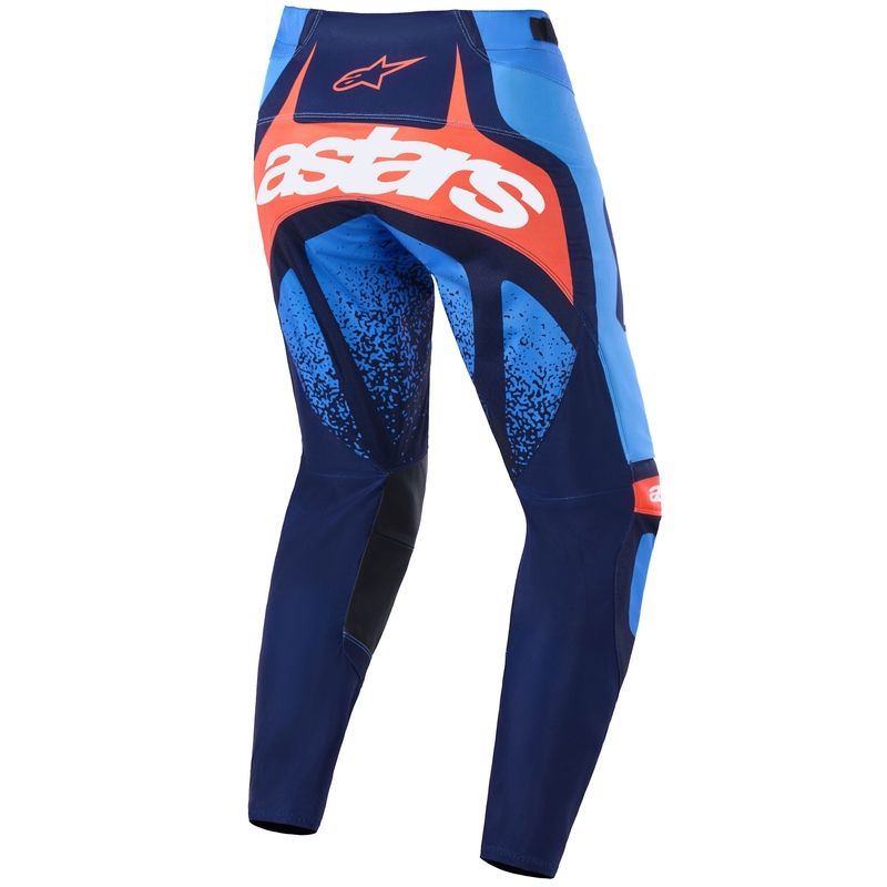 Pantaloni da motocross Alpinestars Techstar Nomur blu scuro-arancione-blu