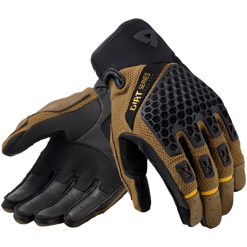 Guanti da moto Revit Caliber 2 nero-marrone
