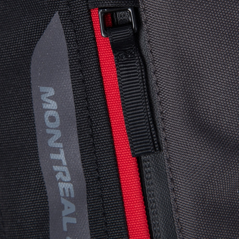 Giacca da moto Oxford Montreal 4.0 Dry2Dry™ Nero-Grigio-Rosso