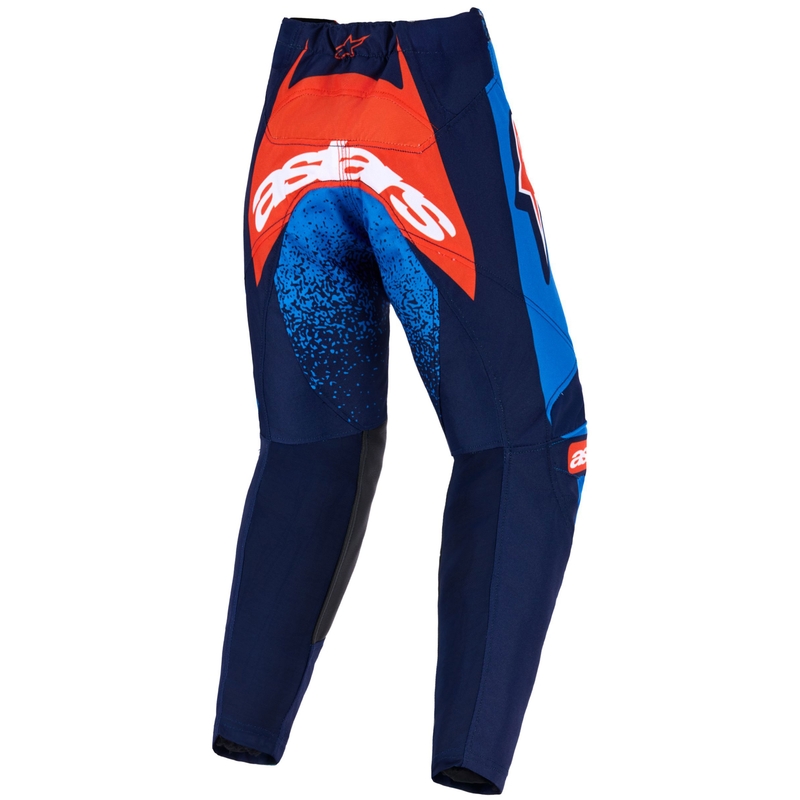 Pantaloni da motocross per bambini Alpinestars Racer Nomur Blu scuro-Arancione-Nero