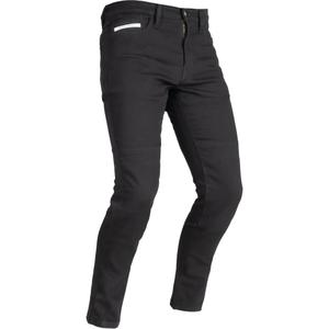 Jeans da motociclista corti AA SLIM FIT SUPER STRETCH JEANS OXFORD ORIGINAL APPROVED neri