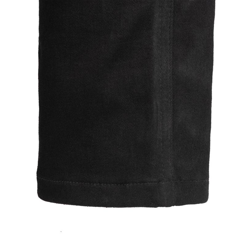 Jeans da motociclista corti AA SLIM FIT SUPER STRETCH JEANS OXFORD ORIGINAL APPROVED neri
