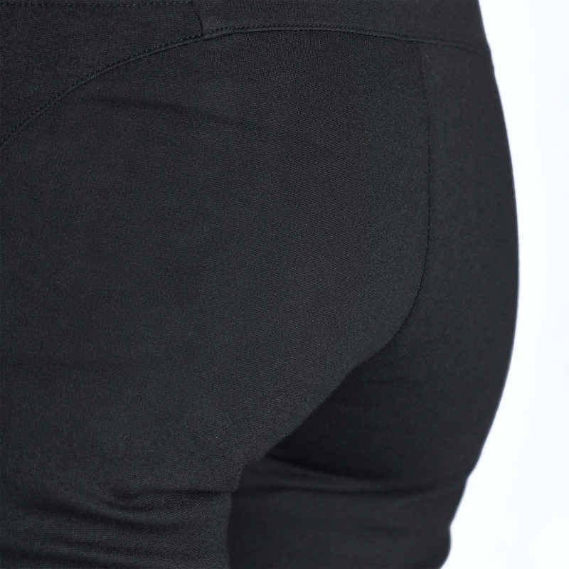 Leggings da motociclista da donna con fodera in aramide Oxford Super Cargo nero