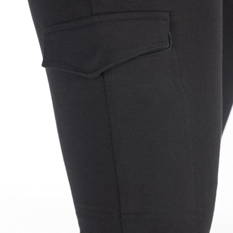 Leggings da motociclista da donna con fodera in aramide Oxford Super Cargo nero