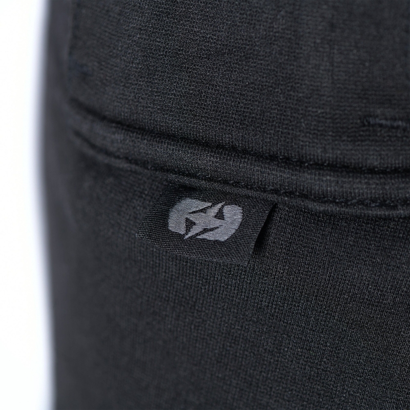 Leggings da motociclista da donna con fodera in aramide Oxford Super Cargo nero