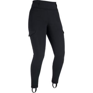 Leggings da motociclista da donna con fodera in aramide Oxford Super Cargo nero