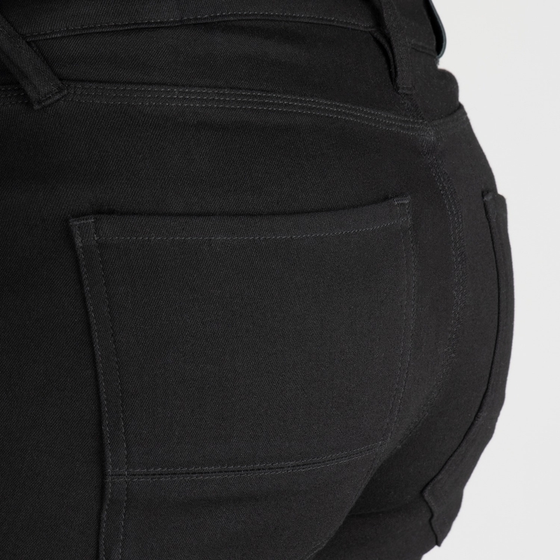 Jeans da motociclista da donna OXFORD ORIGINAL APPROVED SUPER STRETCH JEANS AA SLIM FIT neri