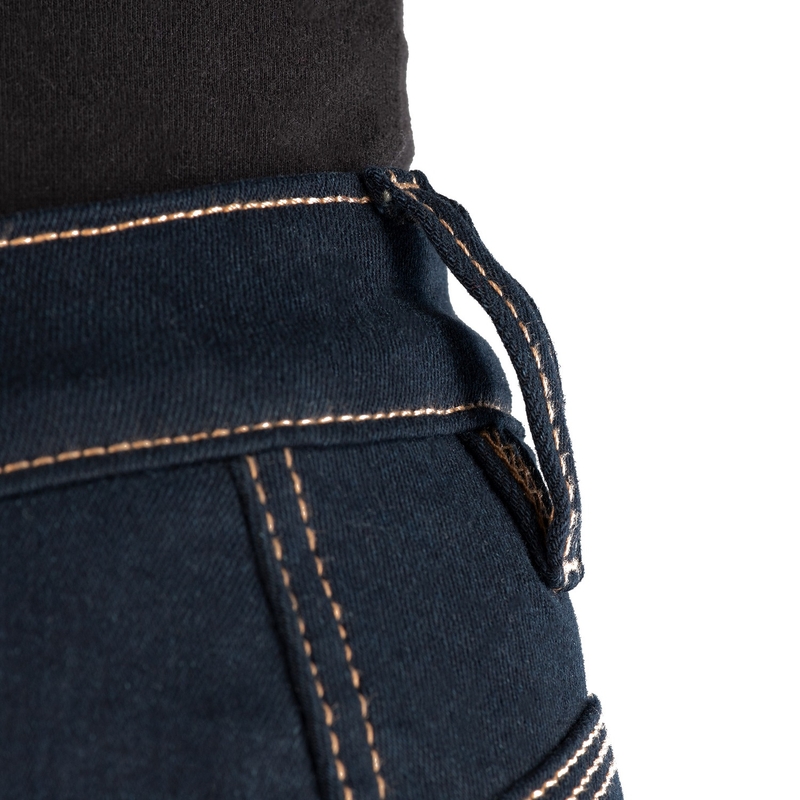 Jeans da motociclista da donna OXFORD ORIGINAL APPROVED SUPER STRETCH JEANS AA SLIM FIT blu indaco
