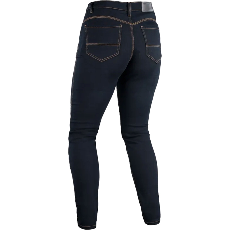 Jeans da motociclista da donna OXFORD ORIGINAL APPROVED SUPER STRETCH JEANS AA SLIM FIT blu indaco