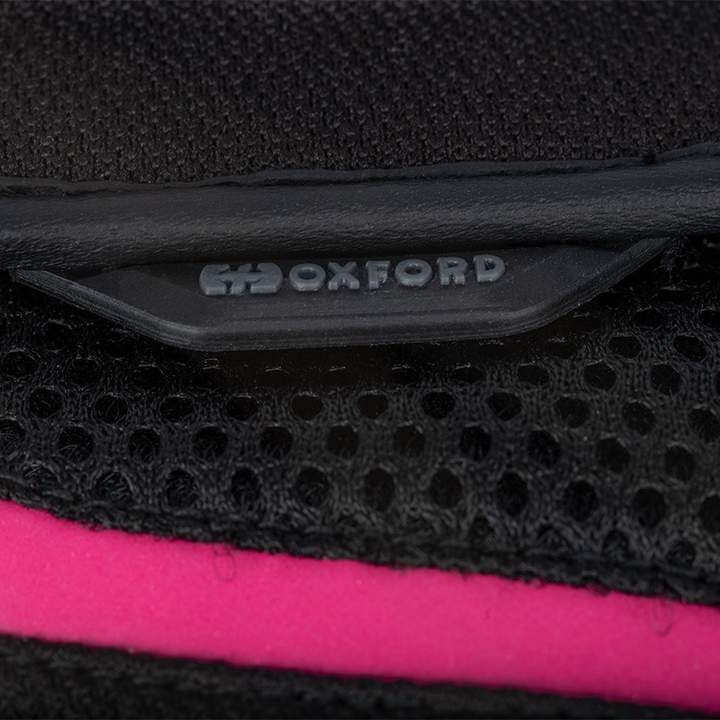 Guanti da moto da donna Oxford Brisbane nero-rosa