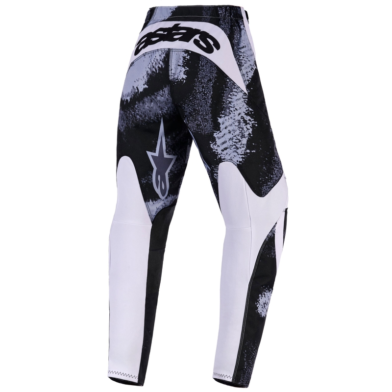 Pantaloni da motocross per bambini Alpinestars Fluid Lahnd grigio-mimetico
