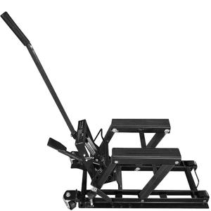 Cric idraulico mobile per moto e quad Q-TECH nero