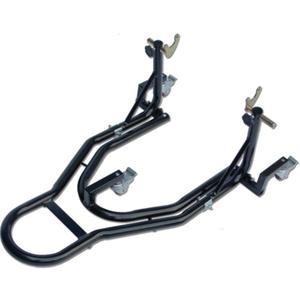 Cavalletto posteriore mobile per moto Q-TECH nero