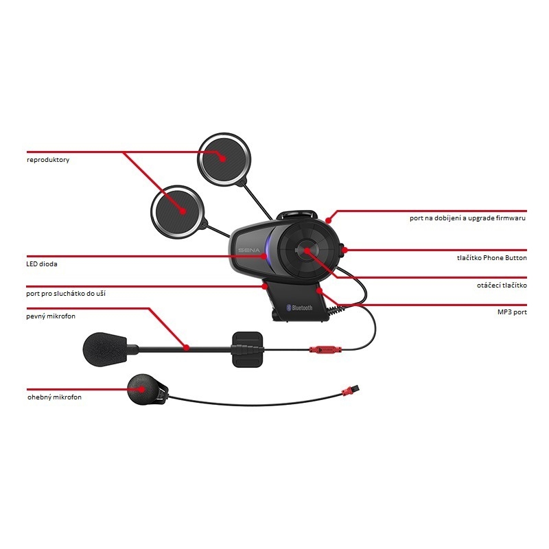 Auricolare vivavoce Bluetooth SENA 10S