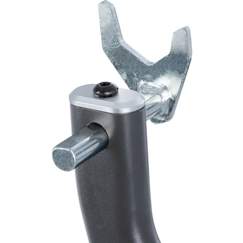 Cavalletto posteriore per motocicletta Oxford Zero-G Rocker con ruota aggiuntiva, nero