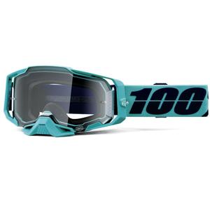 Occhiali da motocross 100% ARMEGA Estrel con plexiglass trasparente