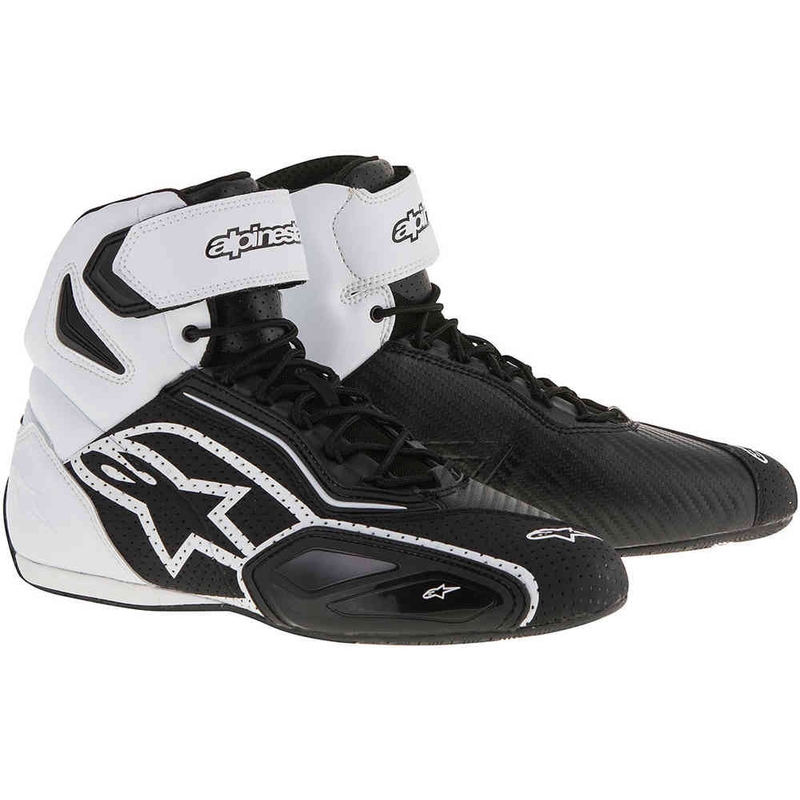 Boty na motorku Alpinestars Faster 2 Vented černo-bílé