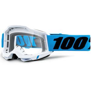 Occhiali da motocross 100% Accuri Novel con plexiglass trasparente