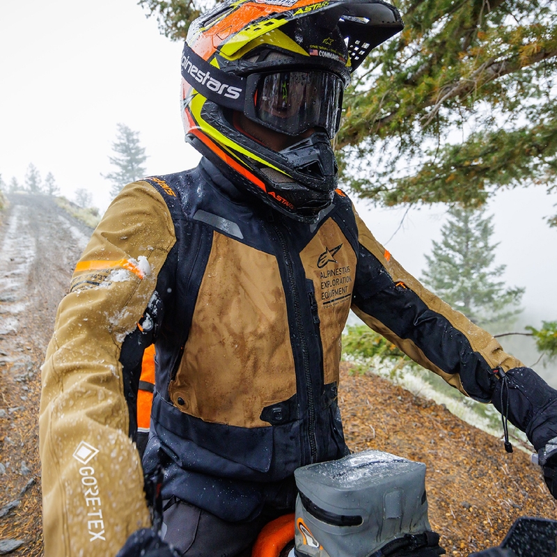 Giacca Alpinestars ST-7 Gore-Tex marrone-nero