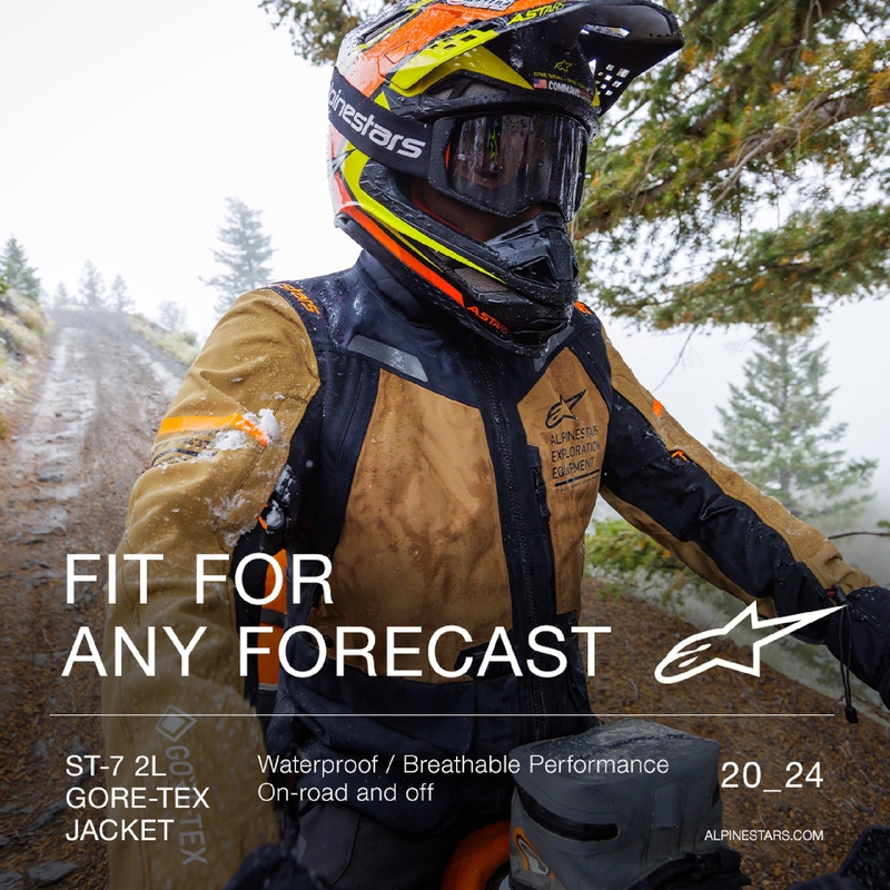 Giacca Alpinestars ST-7 Gore-Tex marrone-nero