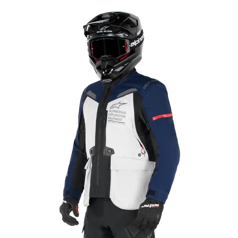 Giacca Alpinestars ST-7 Gore-Tex Grigio chiaro-Blu-Nero