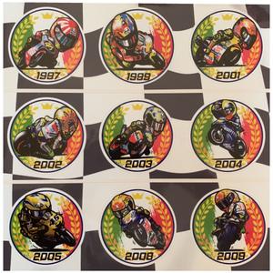 Set di adesivi Valentino Rossi