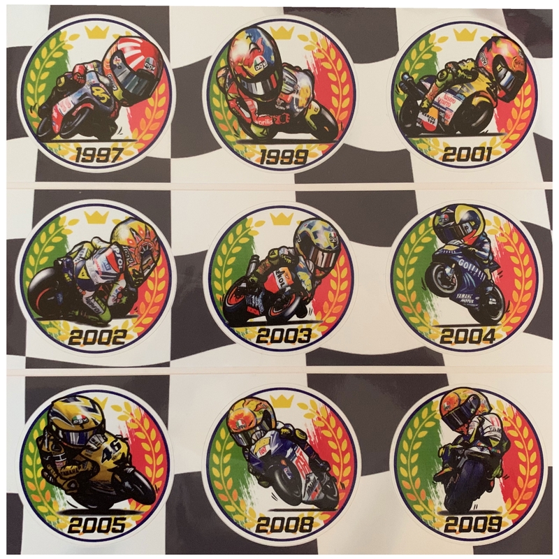 Set di adesivi Valentino Rossi