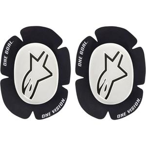 Slider ginocchio Alpinestars GP Sport EVO bianco-nero