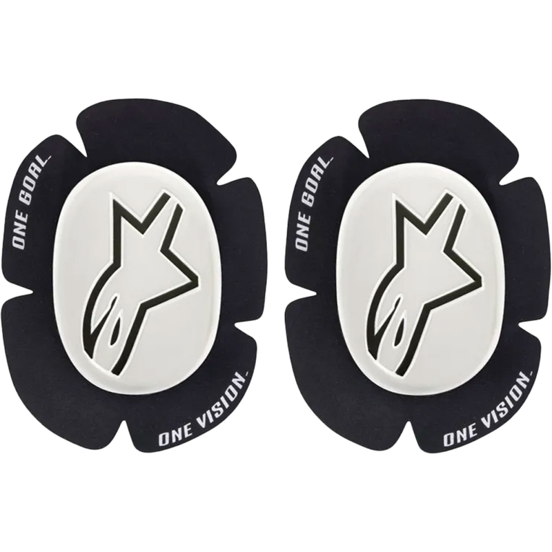 Slider ginocchio Alpinestars GP Sport EVO bianco-nero