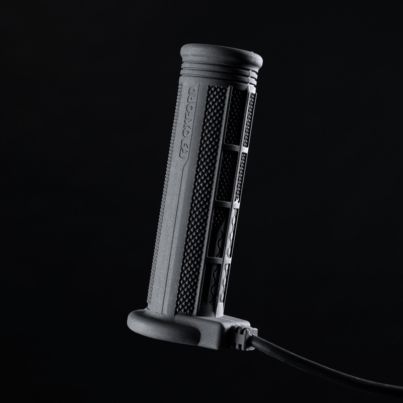 Manopole riscaldate Oxford Hotgrips PRO Adventure con comandi integrati all'interno dell'impugnatura