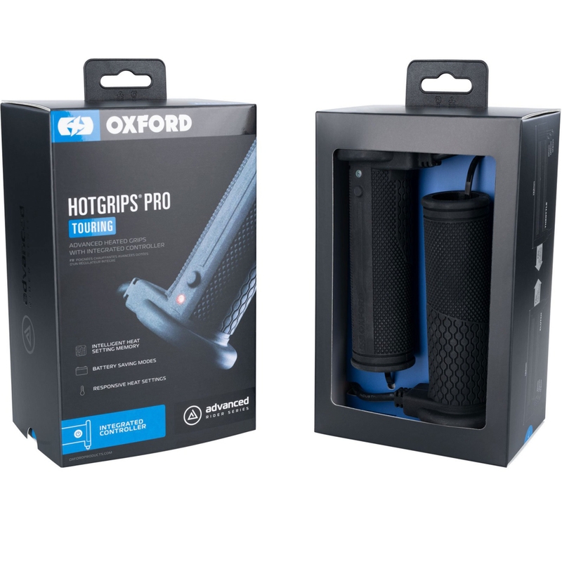 Manopole riscaldate Oxford Hotgrips PRO Touring con comandi integrati all'interno dell'impugnatura