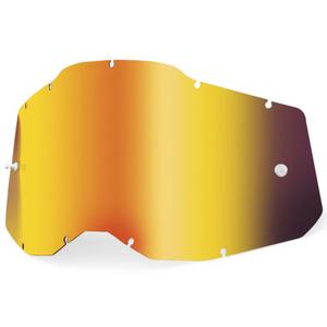 Visiera a specchio rossa Q-TECH Racecraft 2/Accuri 2/Strata 2 (antiappannamento)