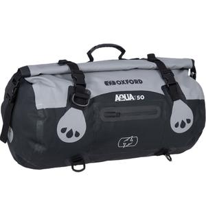 Oxford Aqua T-50 Roll Bag 50 l borsa impermeabile nero-grigio