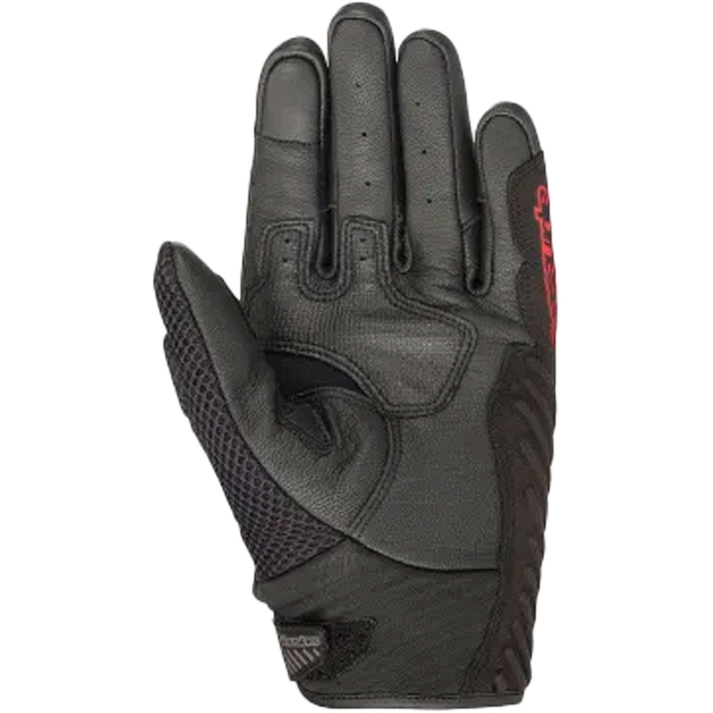 Guanti da moto Alpinestars SMX-1 AIR 2 nero-rosso fluo