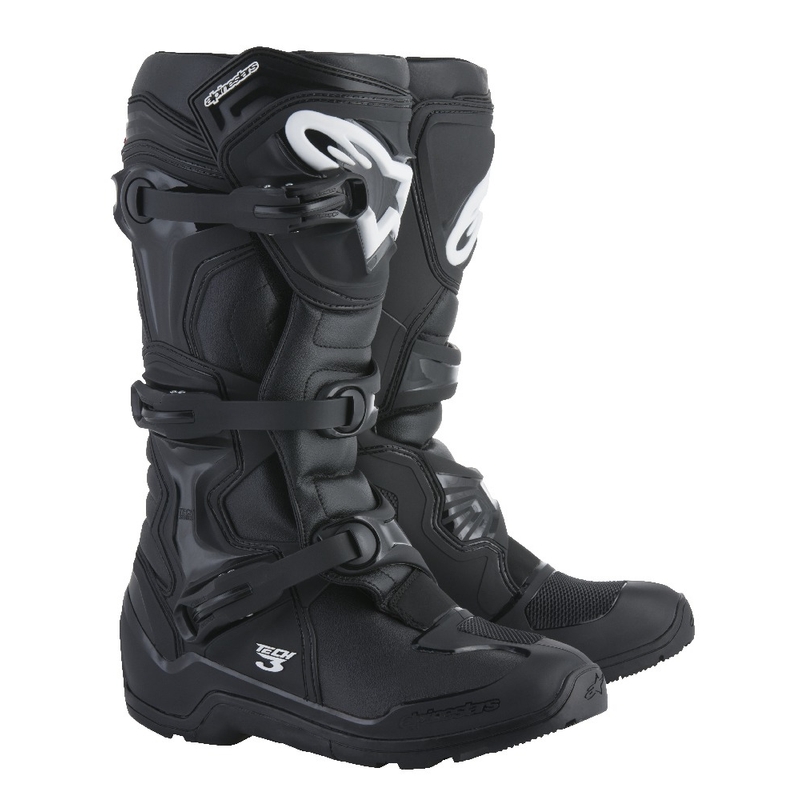 Stivali da motocross Alpinestars TECH 3 Enduro neri