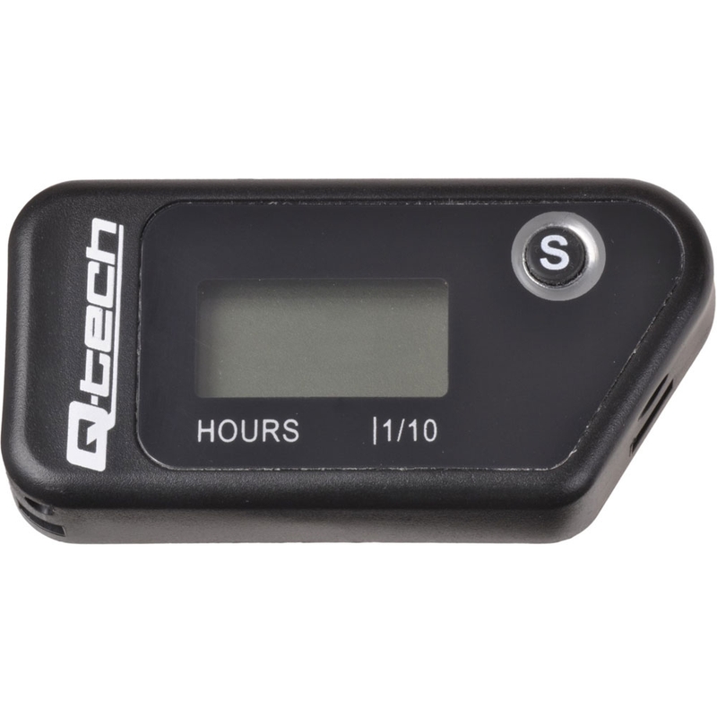 Contaore wireless con contatore azzerabile Q-TECH nero