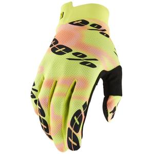 Guanti da motocross 100% - USA ITRACK giallo-rosa