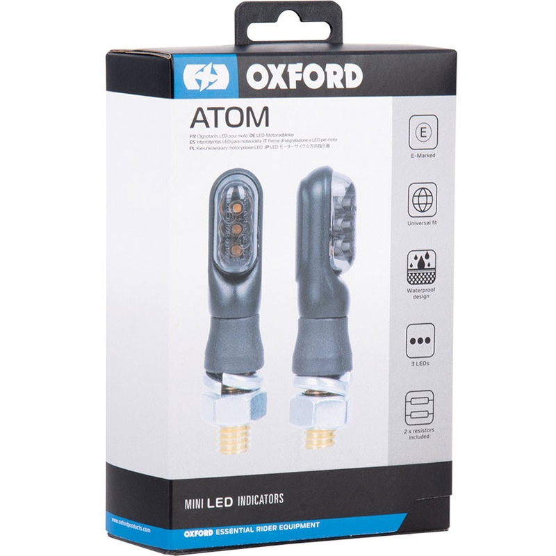 Mini indicatori di direzione LED Atom di Oxford con resistori inclusi