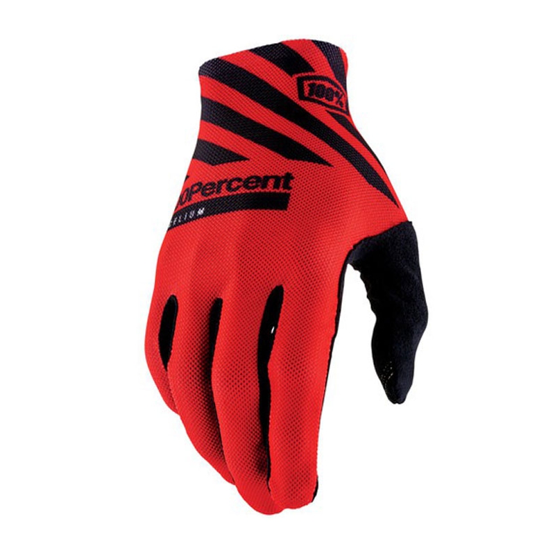 Guanti da motocross 100% Celium rosso-nero